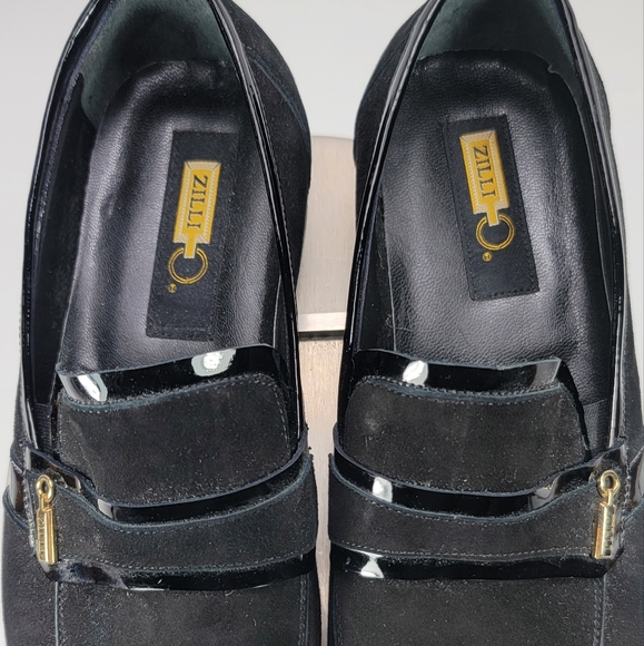 👞👞👞Zilli Elegant Velvet Slip-On Loafers - A Must Have - Picture 7 of 9